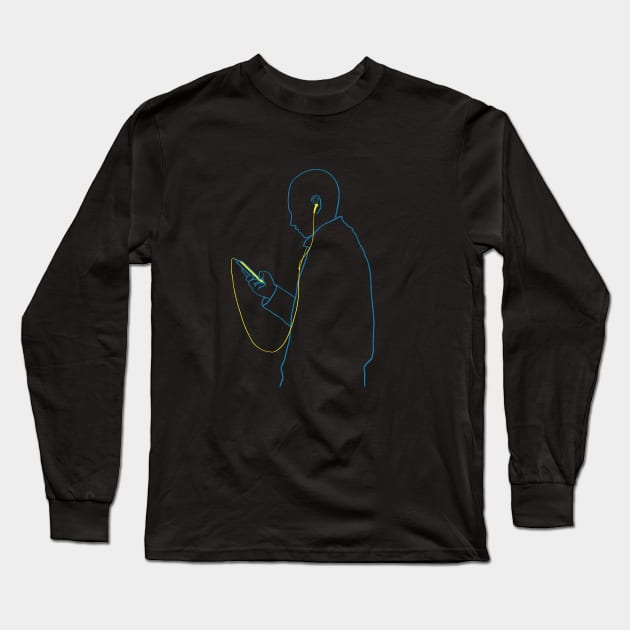 Modern Times Long Sleeve T-Shirt by AdriaStore1